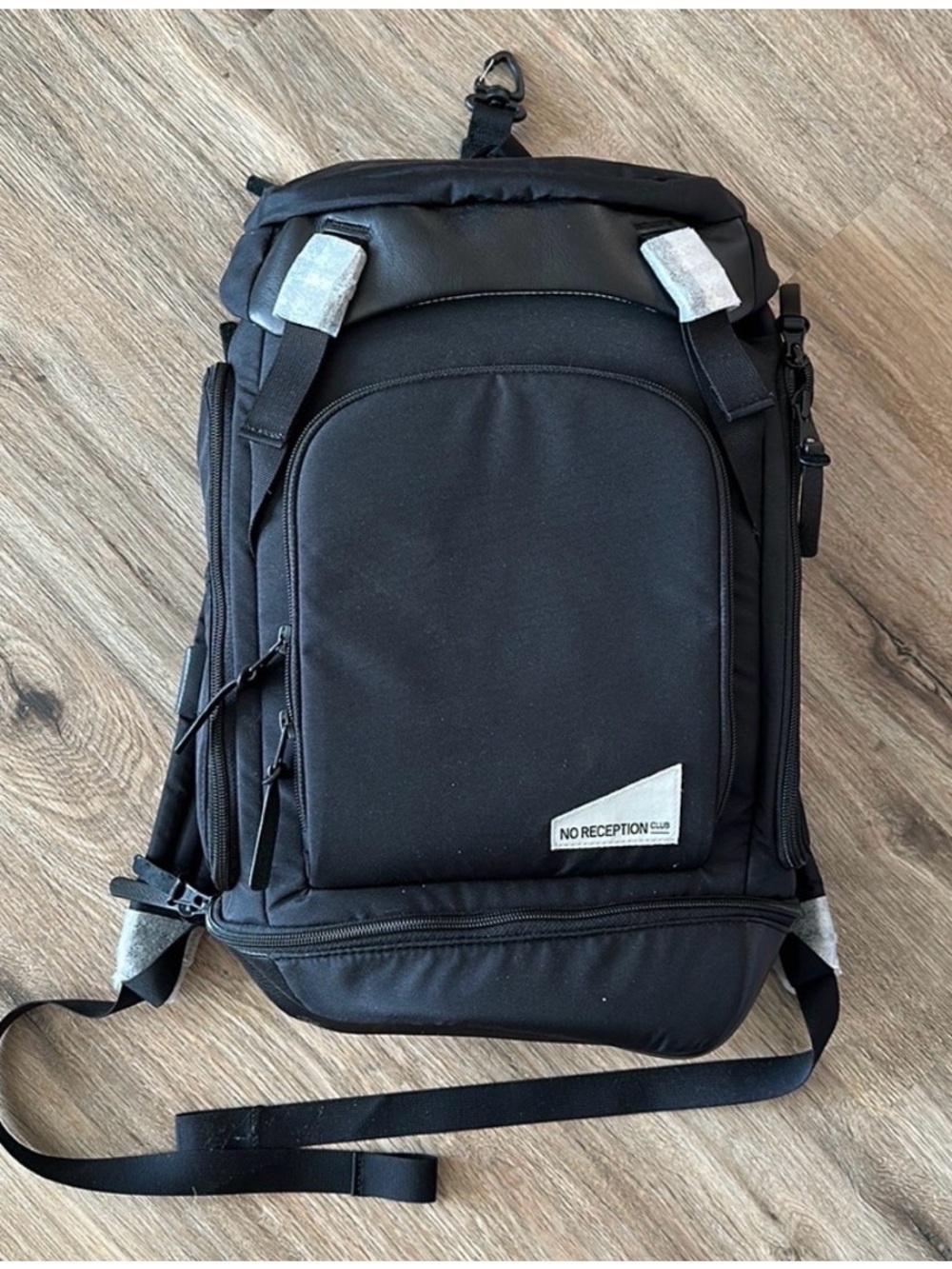 No Reception Club Hideaway Carry-On Duffel - like new!